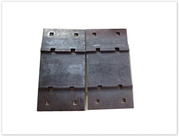 Rail tie plate by rolling 