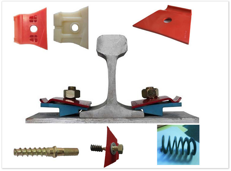 Nabla clip rail fastening system